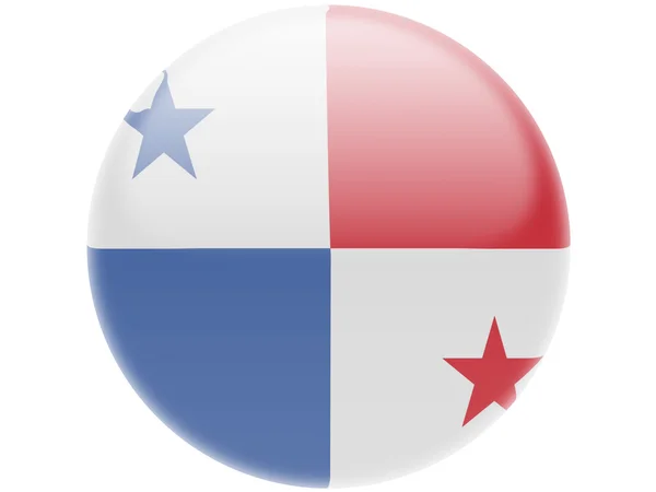 Panama flagg — Stockfoto