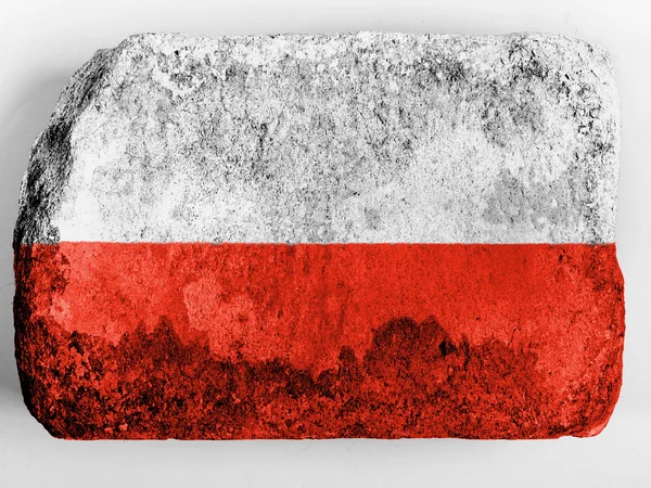 The Polish flag — Stock Photo, Image