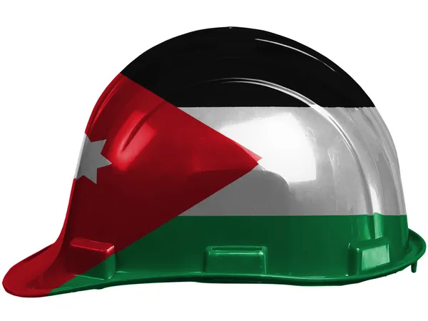 La bandiera giordana — Foto Stock