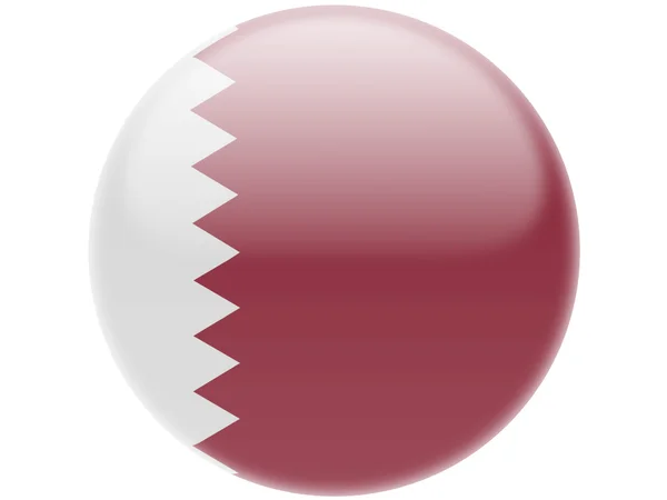 The Qatari flag — Stock Photo, Image