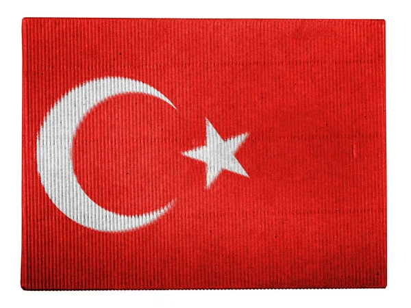 Die türkische Flagge — Stockfoto