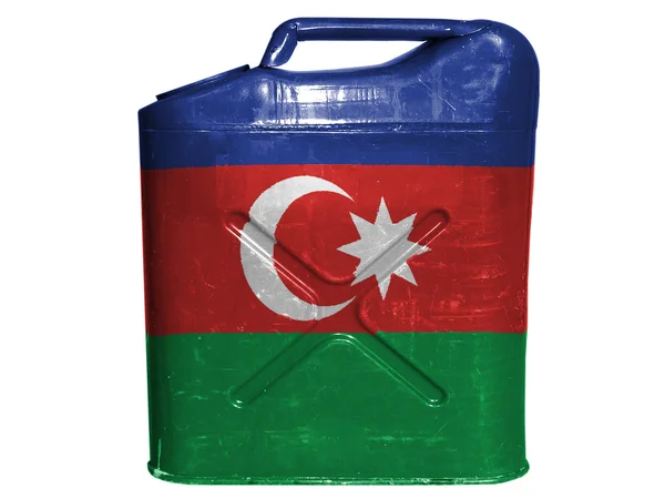 The Azerbaijani flag — Stock Photo, Image