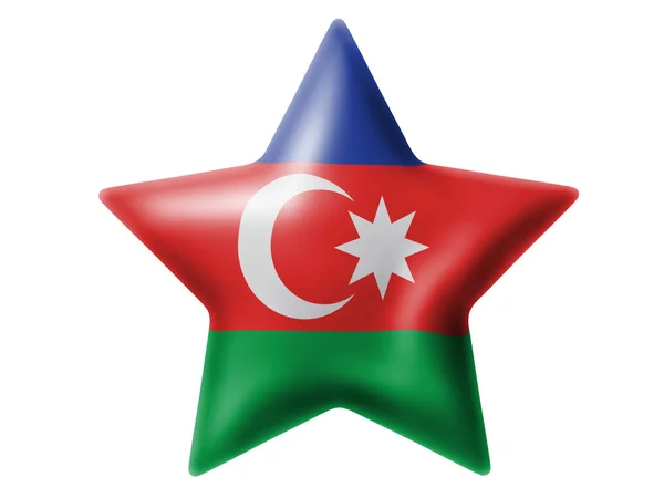 The Azerbaijani flag — Stock Photo, Image