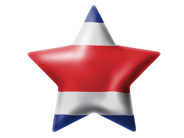 The Costa Rica flag — Stock Photo, Image