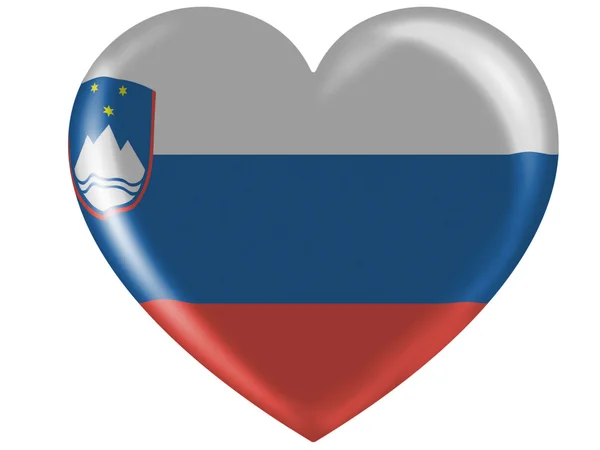 The Slovenia flag — Stock Photo, Image