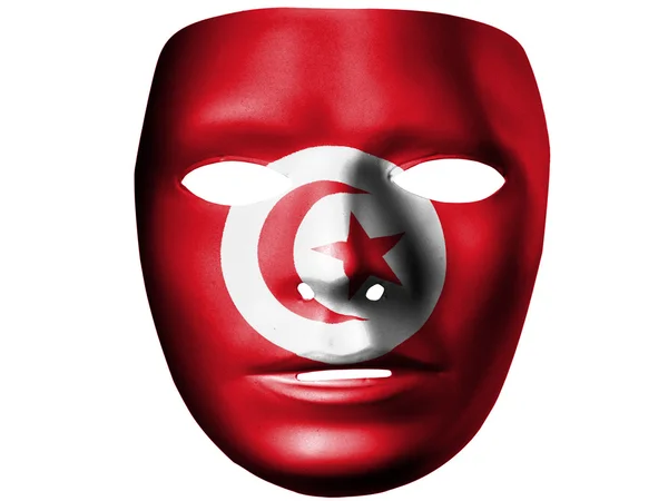 De vlag van tunis — Stockfoto