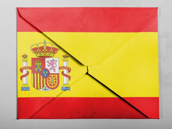 İspanyol bayrağı — Stok fotoğraf