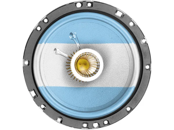 Die argentinische Flagge — Stockfoto