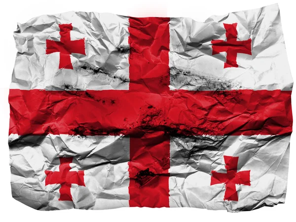 A bandeira georgiana — Fotografia de Stock