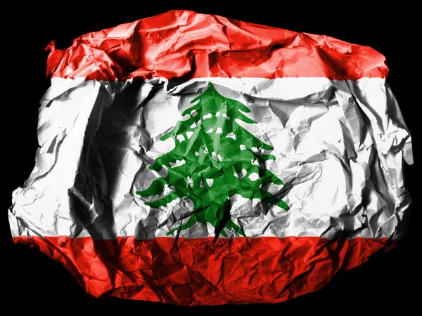 The Lebanese flag — Stock Photo, Image