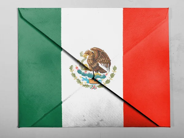 De Mexicaanse vlag — Stockfoto