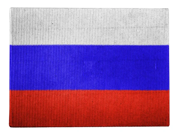 Die russische Flagge — Stockfoto