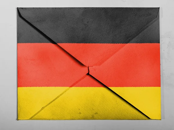 Die deutsche Fahne lizenzfreie Stockbilder