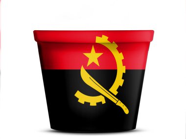 Angola. Angolan flag