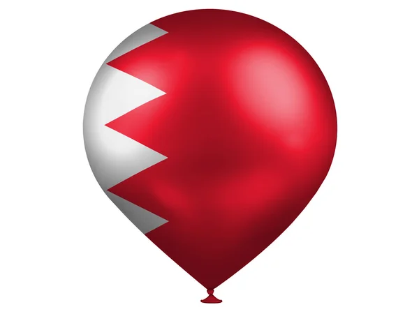 Bahrain. Bahraini flag on a baloon — Stock Photo, Image