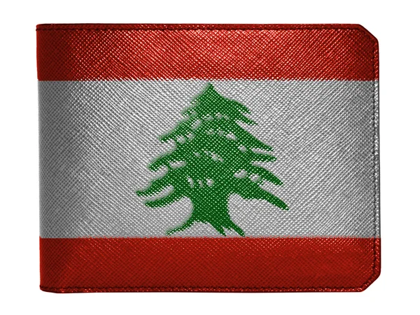 The Lebanese flag — Stock Photo, Image