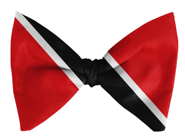 Flaga Trynidadu i tobago na muszkę — Zdjęcie stockowe