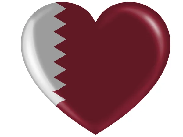Флаг Катара — стоковое фото
