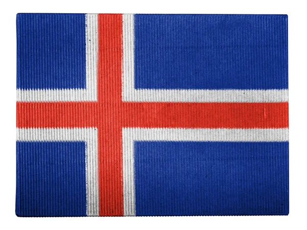 De IJslandse vlag — Stockfoto