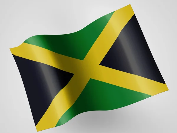 Jamaica vlag — Stockfoto