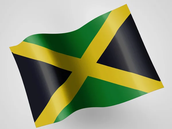 Jamaica flag — Stock Photo, Image