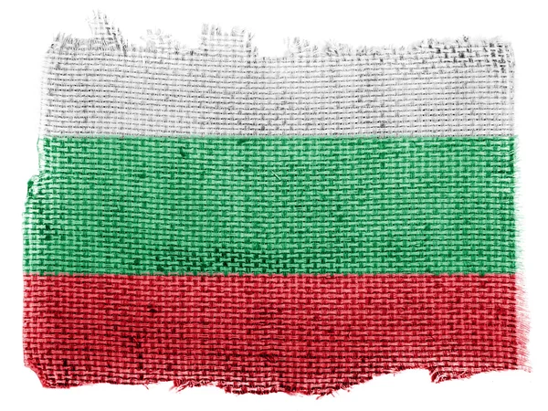 Die bulgarische Flagge — Stockfoto