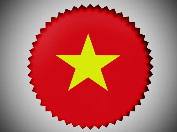 Bandeira vietnamita — Fotografia de Stock