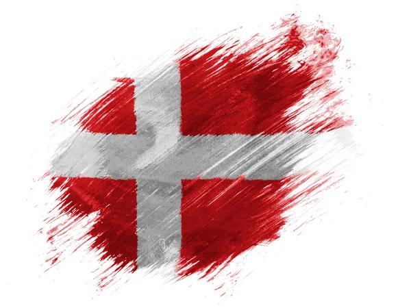 A dán zászlót — Stock Fotó