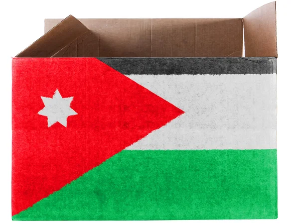 La bandiera giordana — Foto Stock