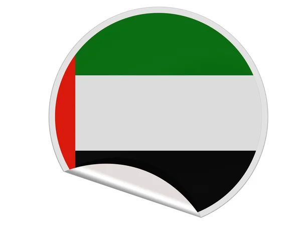 Die Uae-Flagge — Stockfoto