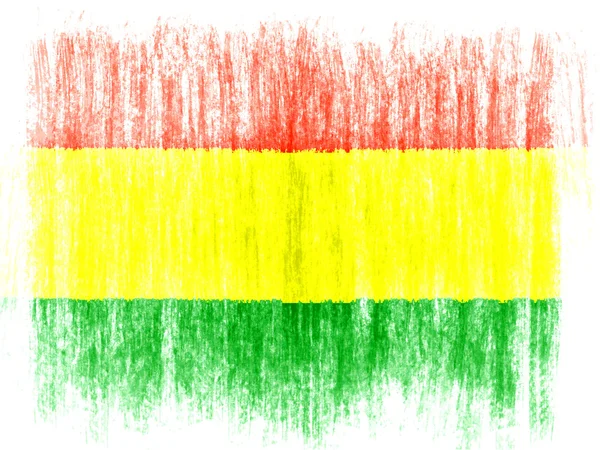 The Bolivian flag — Stock Photo, Image