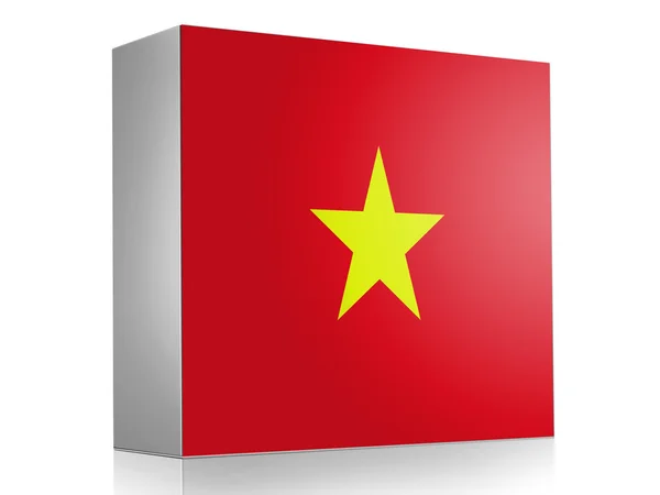 The Vietnamese flag — Stock Photo, Image