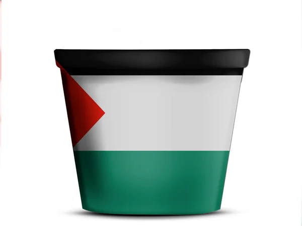 The Palestinian flag — Stock Photo, Image