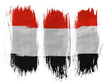 The Yemeni flag clipart