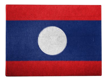 Laos bayrağı