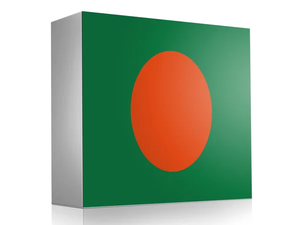 La bandera de Bangladesh — Foto de Stock