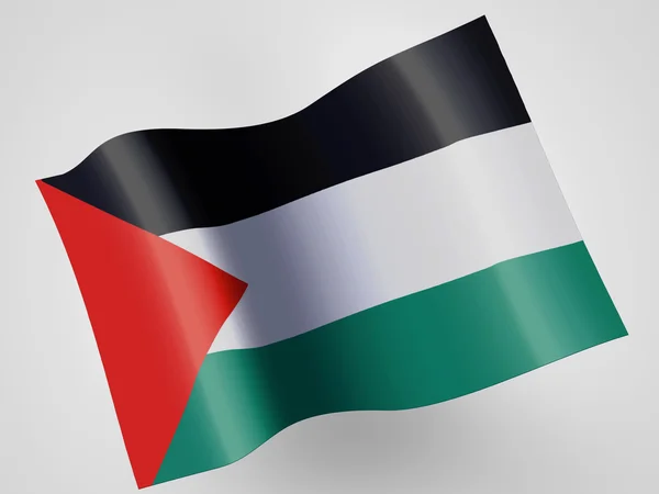 La bandera palestina —  Fotos de Stock