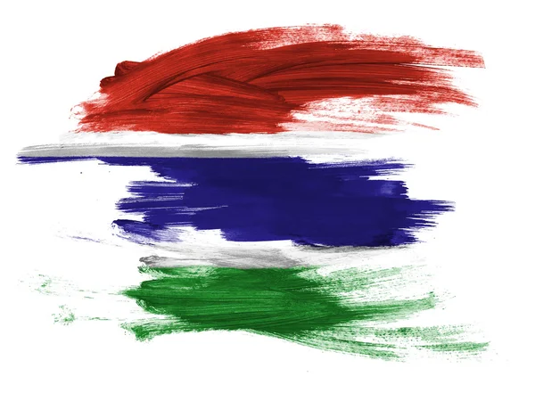 The Gambia Flag — Stock Photo, Image