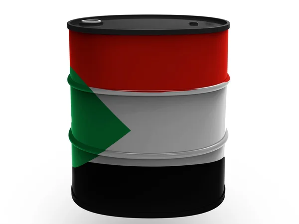 Суданский флаг — стоковое фото