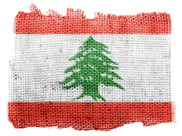 Ліванський прапор — стокове фото