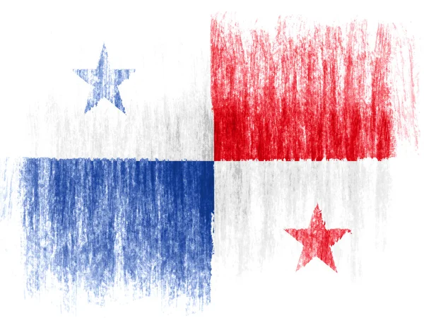 Panama flagg — Stockfoto