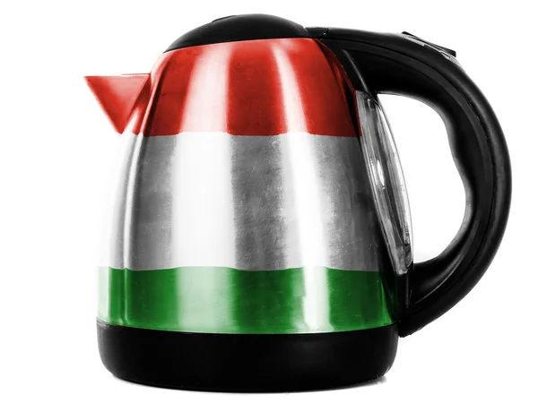 Maďarská vlajka — Stock fotografie