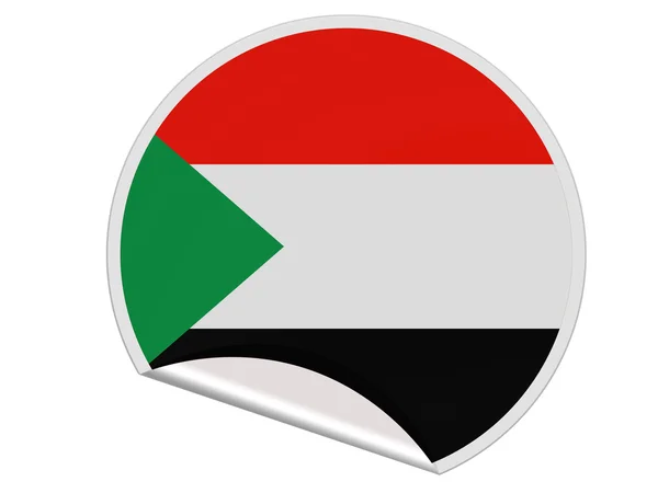 The Sudan flag — Stock Photo, Image