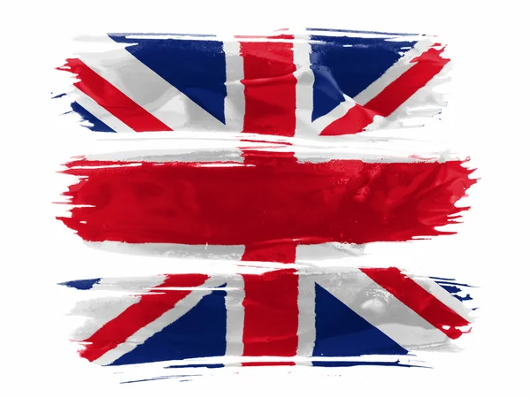 Die britische Flagge — Stockfoto