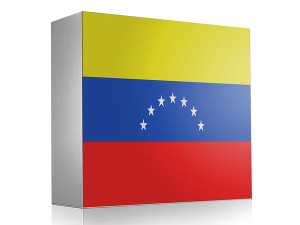 Die venezuelanische Flagge — Stockfoto