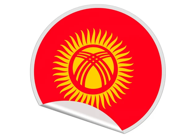 Kyrgyzstan flag — Stock Photo, Image