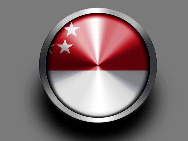 Le drapeau de Singapour — Photo