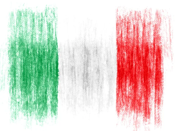 La bandera italiana —  Fotos de Stock