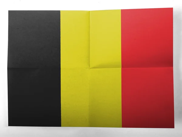 Under belgisk flagg — Stockfoto