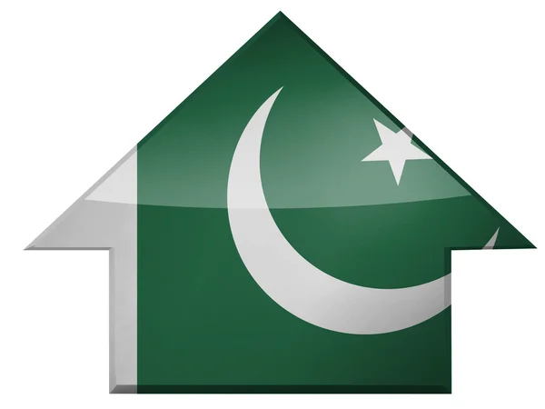 De Pakistaanse vlag — Stockfoto